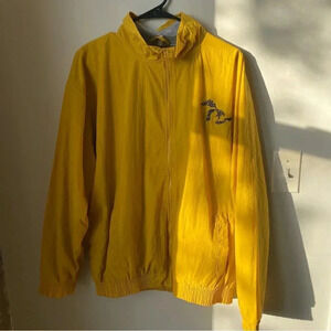 Momentum Yellow Lined Zip-Up Jacket, Men’s Medium, Great Lakes Midwest Coat